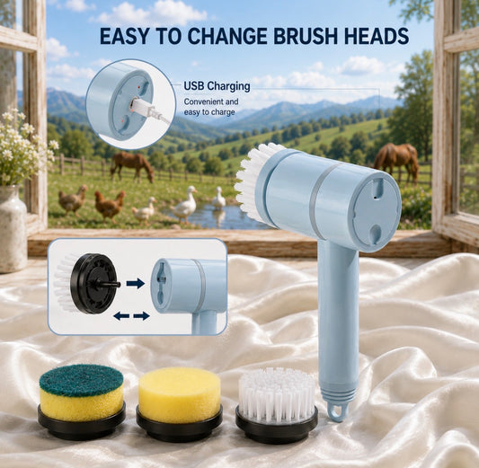 Electric Spin Scrubber
